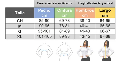 Talles de camisas de mujer sale