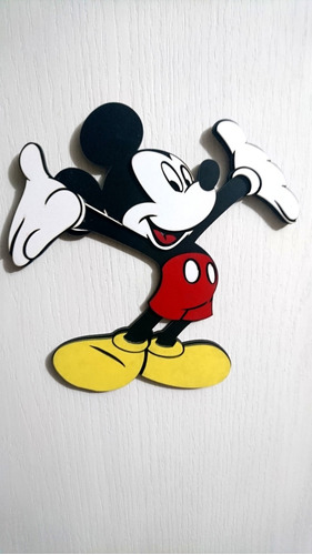 Cuadro Mickey Minnie Disney Fibrofacil 3d Relieve Mdf