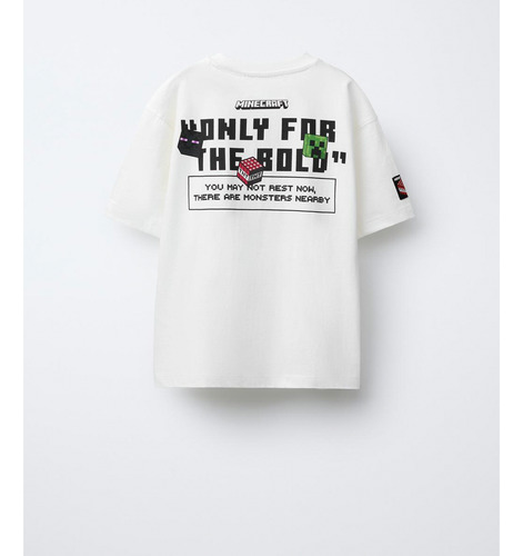 Remera Zara Minecraft Mojáng Ab Varon