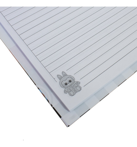 Libreta Cuaderno Labubu Tipo Francesa 100 Hojas Pasta Dura