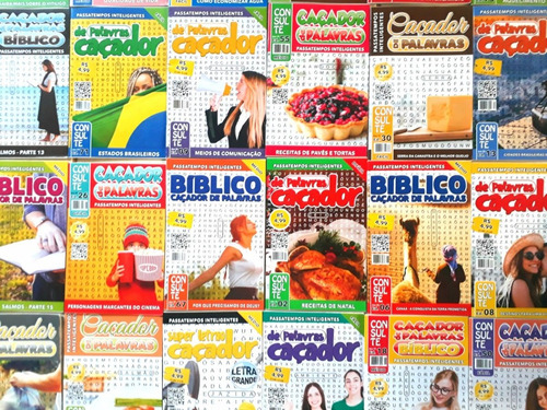 100 Revistas Caça Palavras Passatempos Atacado
