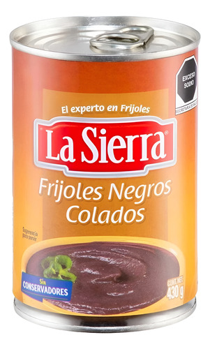 1 Lata De Frijoles Colados La Sierra De Yucatán 430g