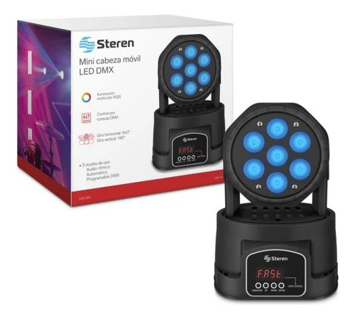 Led-250 Mini Cabeza Móvil Led Rgbw Dmx Evento,fiesta,reunión