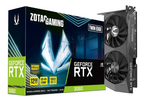 Imagen 1 de 5 de Tarjeta De Video Nvidia Geforce Rtx 3060 Zotac Twin Edge