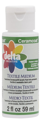 Delta Creative Ceramcoat Textile Medium Delta 2 Onzas, 2 Onz