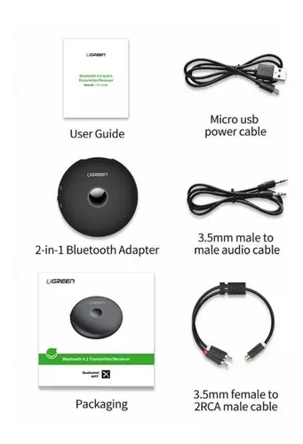 Transmisor / receptor de audio Bluetooth multipunto