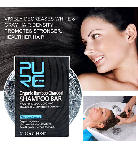 A Sabonete De Cabelo Branco Escuro De 4 Peças Shampoo Bar