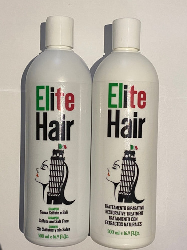 Shampoo + Tratamiento Elite Hair 500ml 
