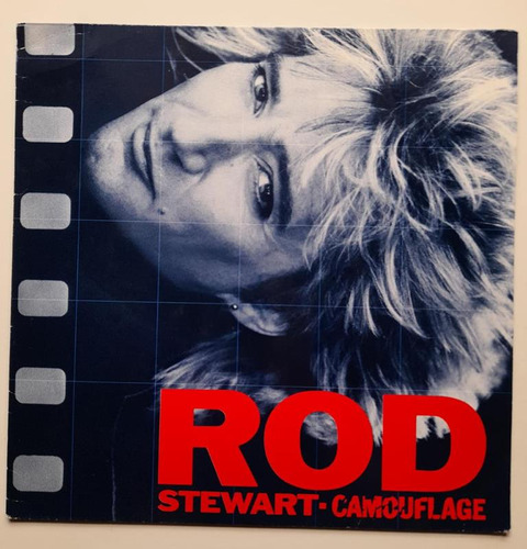 Rod Stewart Camouflage Lp Vinilo Alema 84 Rk