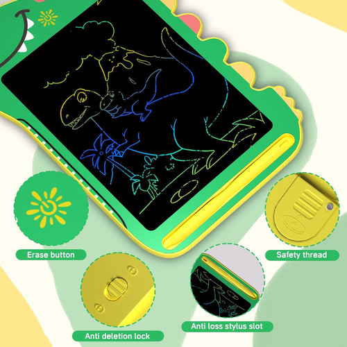 Bkm Tableta De Escritura Lcd Para Niños, Juguetes De 8,5 Pul