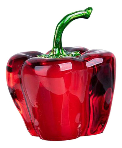 Figura De Cristal Con Chile Y Cereza Crystal Fruit Status