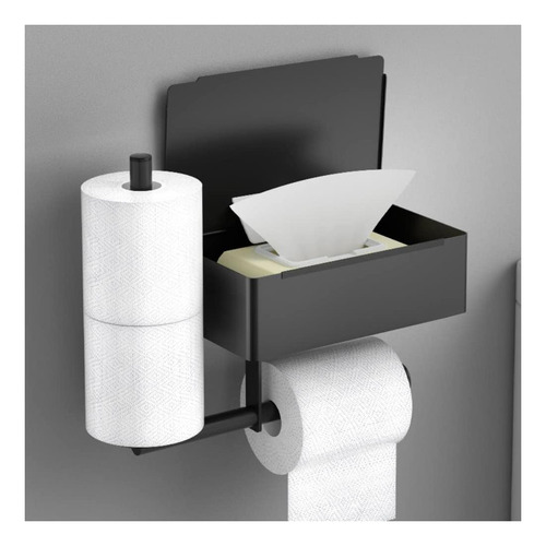 Soporte De Papel Higiénico Heitign Con Caja De Limpieza Húme