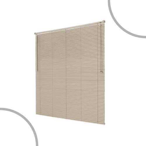 Persiana Horizontal Premier - 1,00x1,60m - Pvc Cor Cáqui