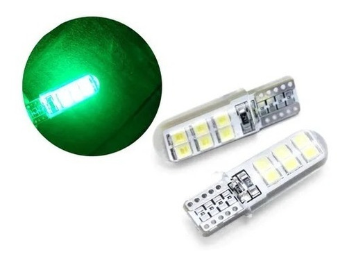 2 Focos Led De Gel Pellizco Mamba T10 2835 Cuartos Velitas