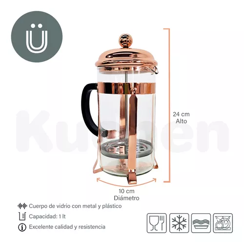 Cafetera Prensa Francesa Core 350ml Cobre Barista & Co – Mi Bella Home