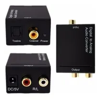 Comprar Adaptador Convertidor Audio Digital Optico A Rca Analogico