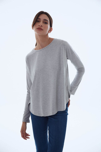 Remera Over Ribbed Adele  Mujer Desiderata