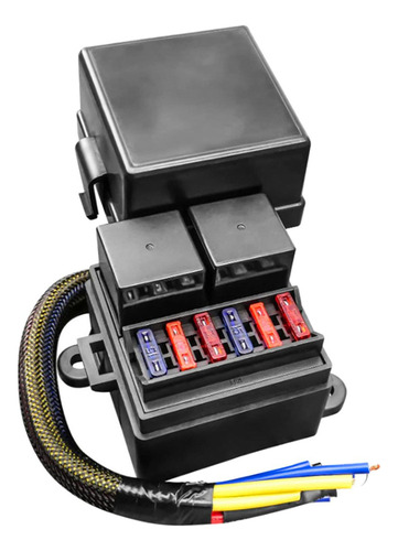 Caja De Relés De Fusibles Impermeable 6 Ranuras De Fusibles