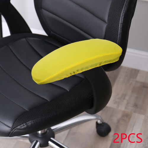 2 X 2 Fundas Elásticas Para Brazos De Silla De Amarillo