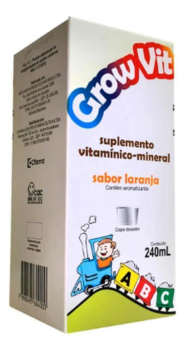 Polivitamínico Grow Vit Solução Com 240ml