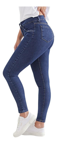 Pantalon Elastiz Jean Calce Perfecto Levanta Cola Tiro Alto