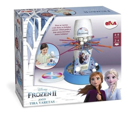  Jogo Tira Varetas Frozen 2 Disney Original Anna E Elsa Elka