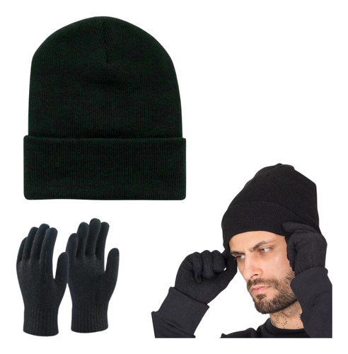 Touca Básica Grossa Gorro Tricô Básica Feminina Masculina