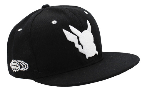 Gorra Premium - Pokémon - Pikachu - Negra - Silueta + Envío