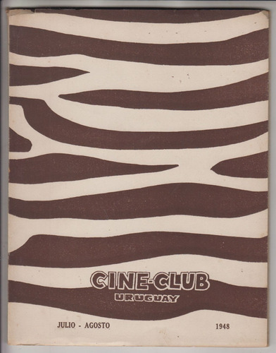 1948 Revista Cine Club Uruguay N° 5 Tiraje Limitado Escasa