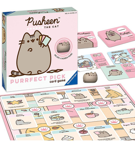 Juego De Cartas Familiar Pusheen Purrfect Pick Ravensburger