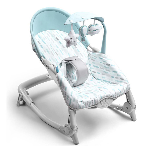 Cadeira de balanço para bebê Multikids Spice azul