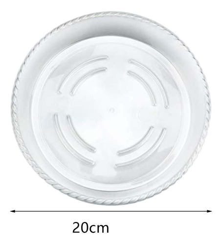 30 Platillos Para Macetas De Flores, Base 20 Centímetros