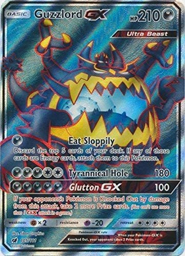 Guzzlord Gx Full Art Carta Pokémon Original+10 Cartas