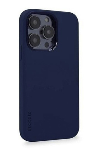 Imagen 1 de 5 de Funda De Silicona Con Magsafe iPhone 14 Pro Max Decoded Azul
