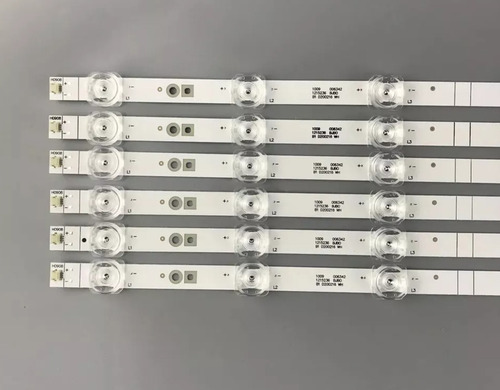 Leds Para Hisense 65h6500g/65r6000gm/kit 6 Tiras 9 Leds C/u