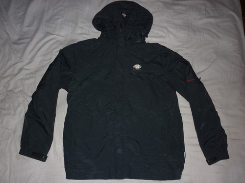 E Campera Rompeviento Dickies Talle S-m Negro Art 97892
