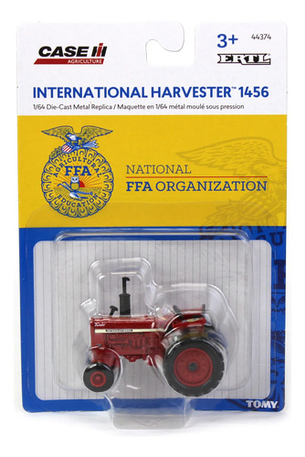 1:64 Tractor Ih 1456 Con Logotipo Ffa Rojo