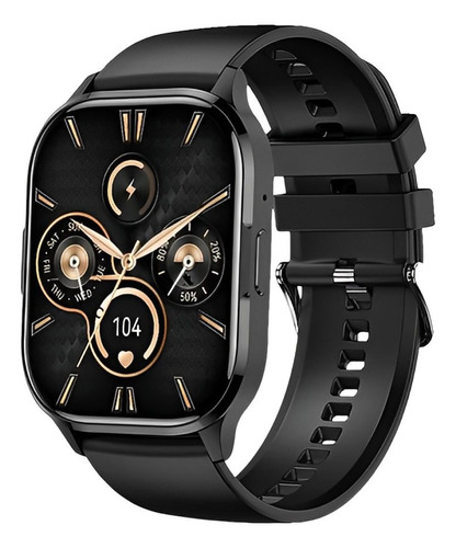 Smartwatch G-tide S3 Pro Amoled De 2.01, Gps Caixa Preto Pulseira Preto