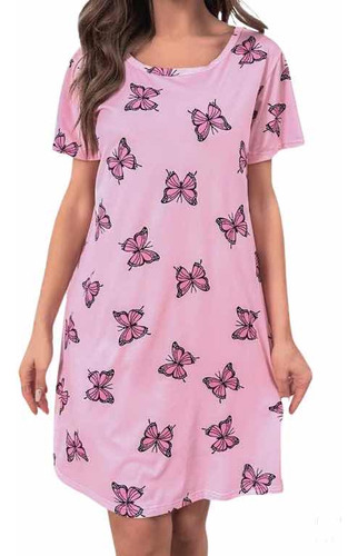 Pijama - Vestido De Dormir - Mariposas