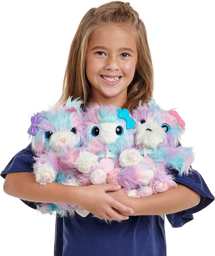 Imagen 8 de 8 de Peluche Scruff Luvs, Tutti Fruty, Little Live Niña, Peluche
