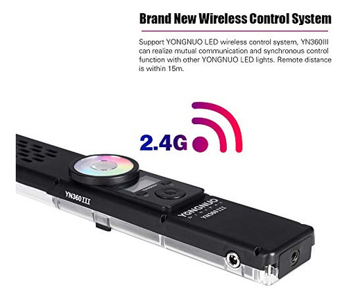 Luz De Video Led Yongnuo Yn360 Iii Rgb 5600k