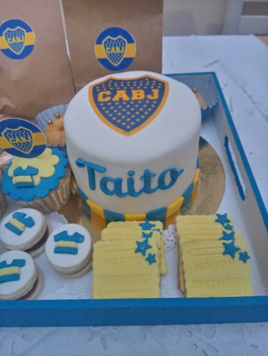 Desayuno A Domicilio Tematico Personalizado Futbol Boca