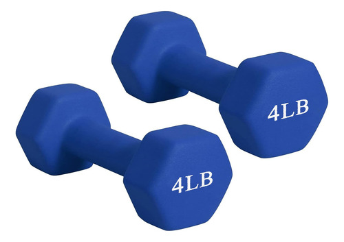 Mancuernas Hexagonales 1.8 Kg 2 Pcs Pesas Para Ejercicio