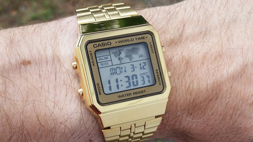 Reloj Casio A-500wga-9d Vintage Casio Centro Envio Gratis