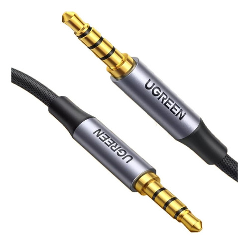 Cable Auxiliar 3.5mm 4 Polos Trrs Mallado M / M 2m / Ugreen