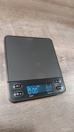Balanza Digital De Café Barista - Báscula De Café Negro 3 Kg