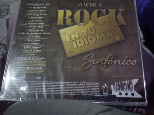 Cd Rock En Tu Idioma Sinfónico Lo Mejor (Usado)