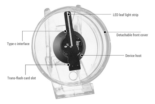 Ventilador Con Holograma 3d, Proyector Holográfico Led De 11