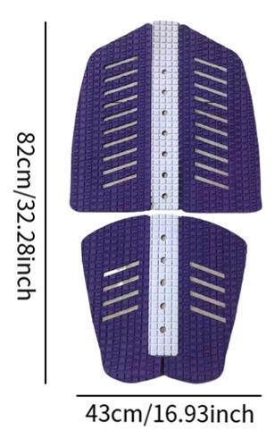 Almohadillas De Tracción Para Surf, 6 Unidades, Púrpura