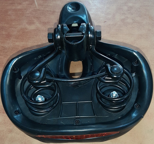 Imagen 3 de 9 de Cojín O Silla Antiprostatica De Resorte Para Bicicleta